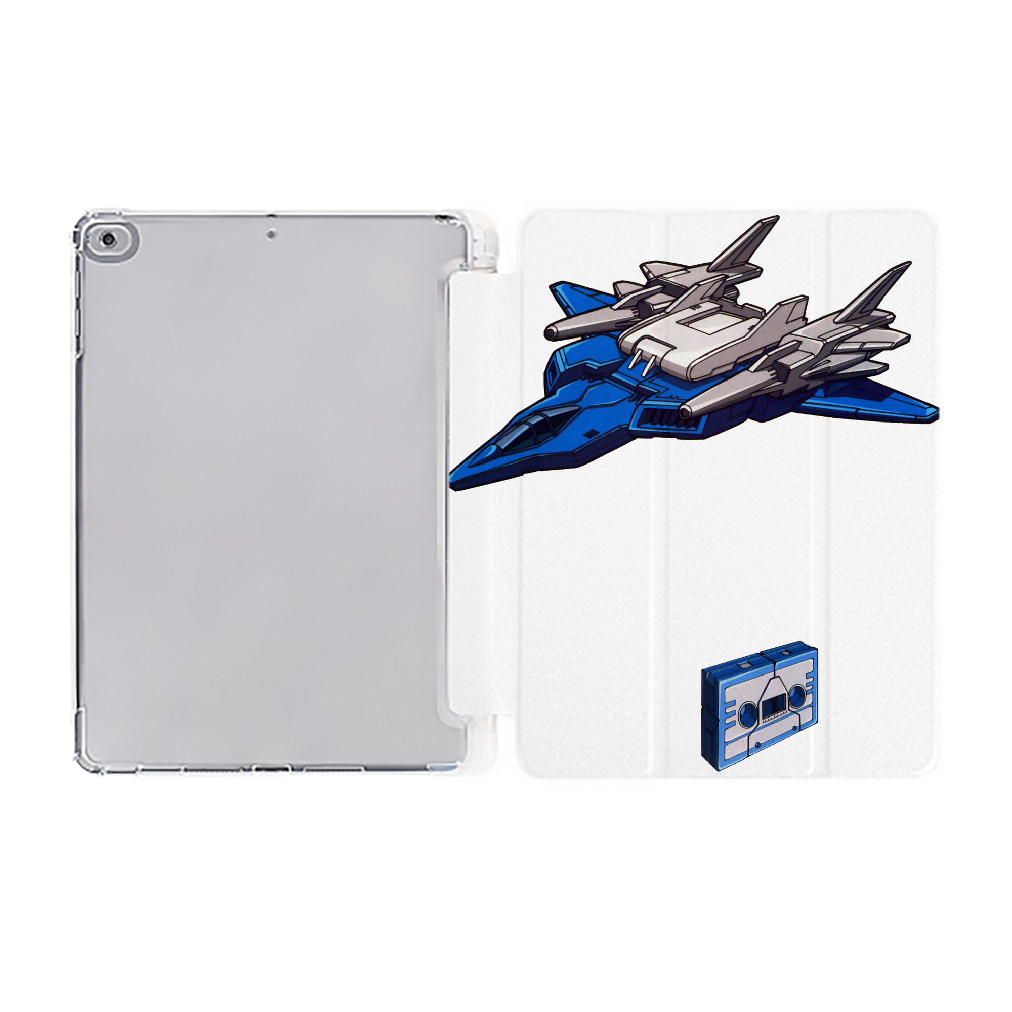 （画像用）  IPad ケース ペン収納付き 三つ折りスタンド PUレザー×シリコン 対応機種9.5/10.5/10.9インチ